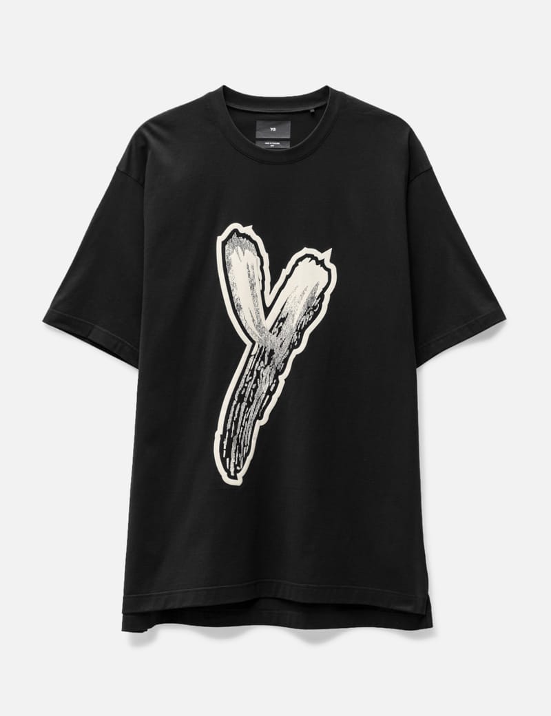 Y-3 - Y-3 Graphic Logo T-shirt | HBX - Globally Curated Fashion And ...