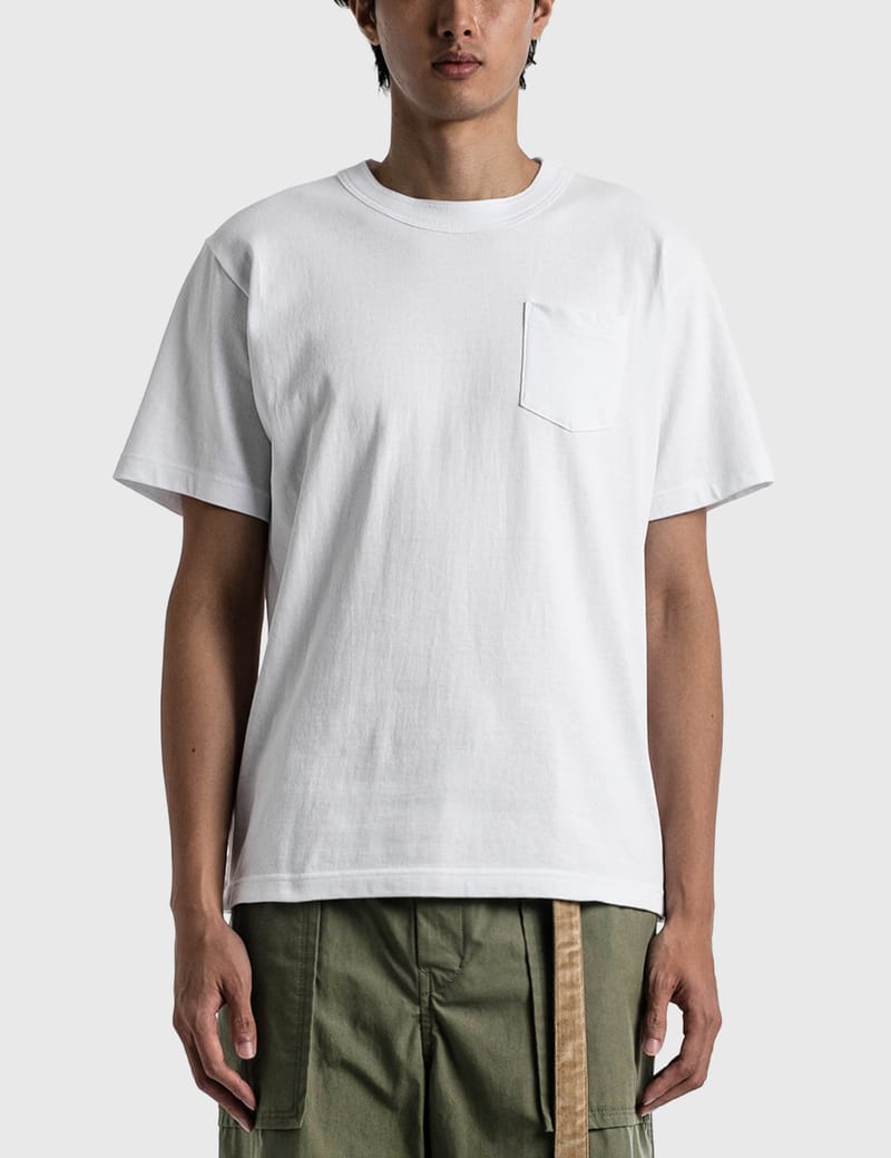 Sacai - Side Hem Zip T-Shirt | HBX - Globally Curated Fashion and