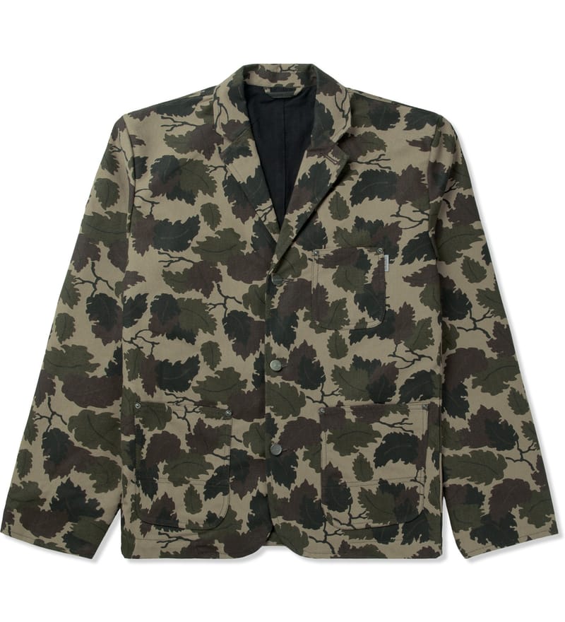 Carhartt Work In Progress - Camo Mitchell Rigid Dock Blazer | HBX