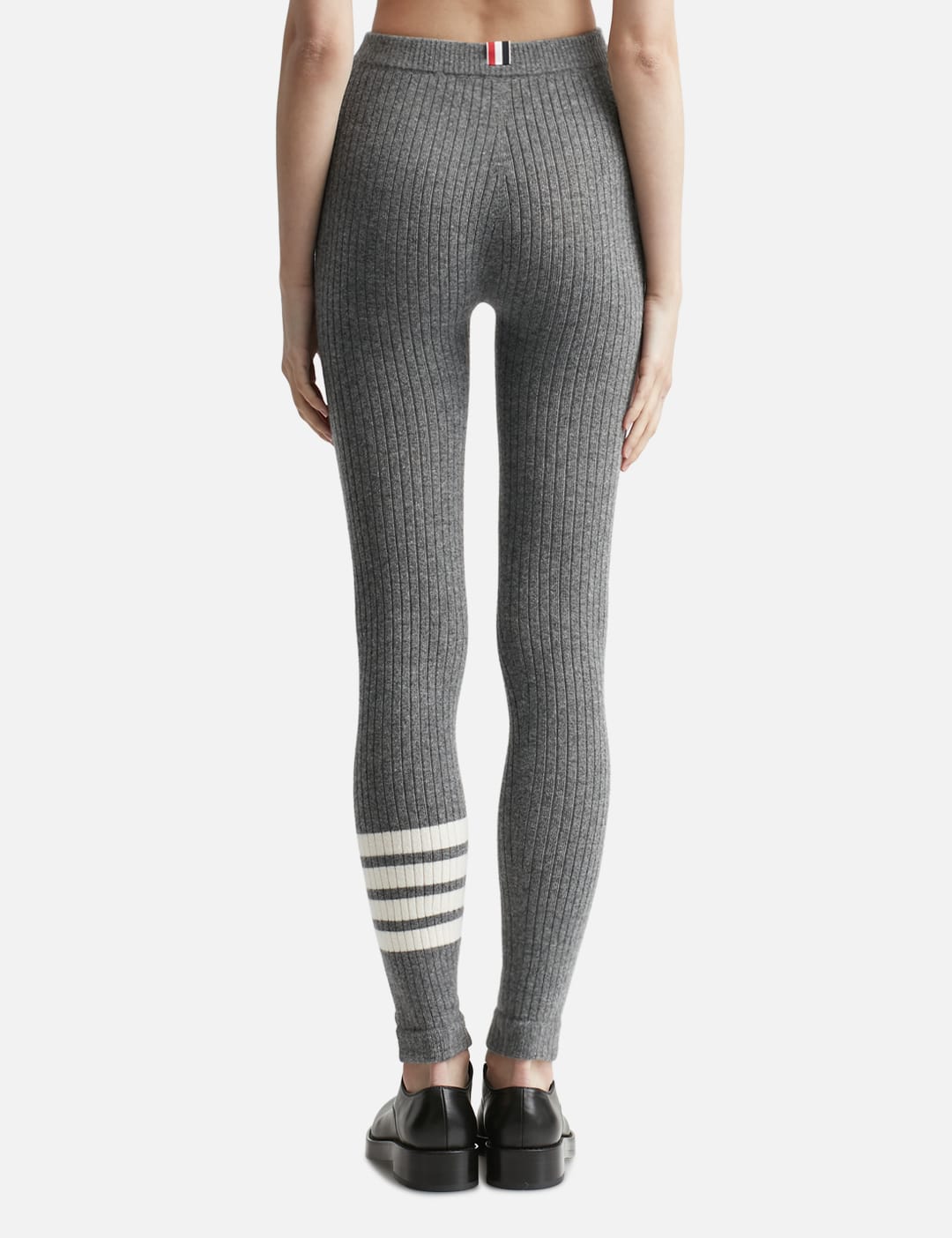 Thom Browne - Striped Knit Leggings | HBX - Globally Curated