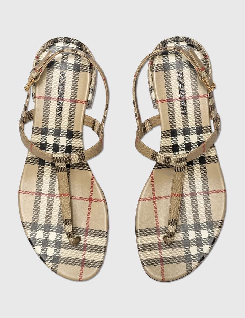 Burberry thong sandals clearance