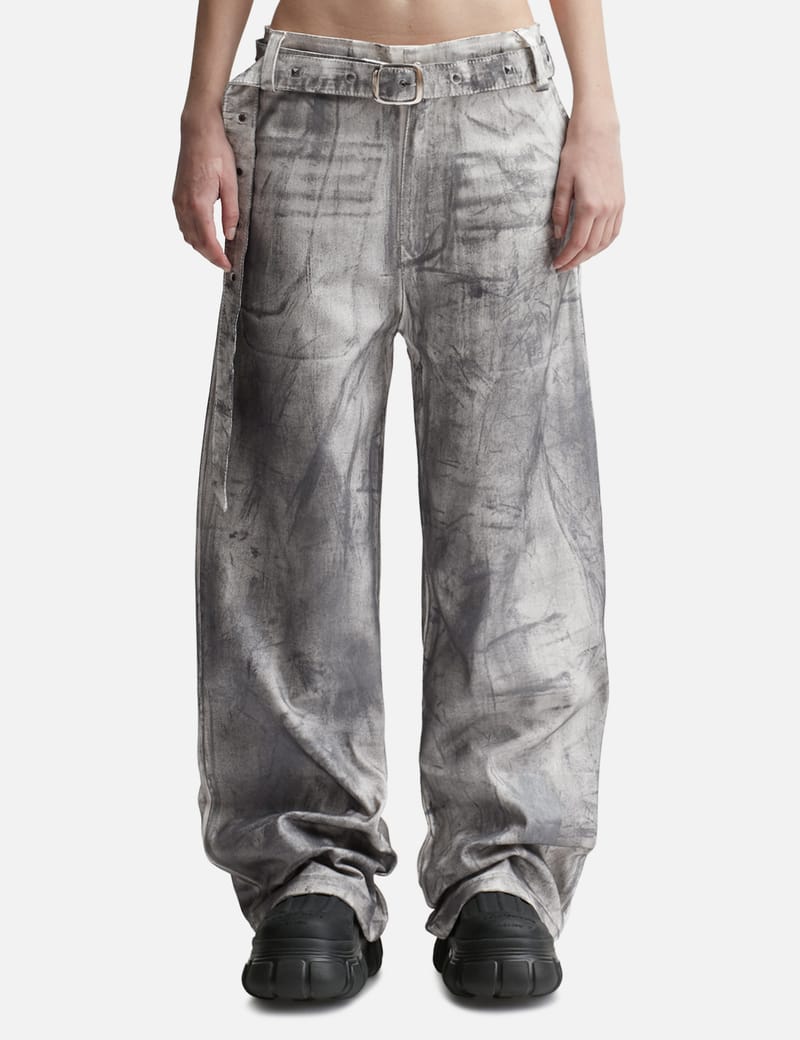 Maison Margiela - 5 POCKET CUT OUT JEANS | HBX - Globally Curated 