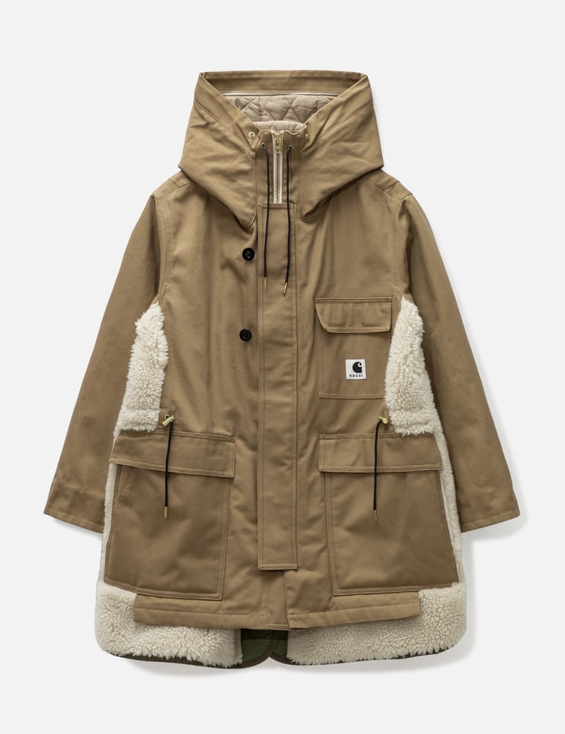 Sacai - Sacai X Carhartt WIP Men's Canvas Parka Siberian | HBX