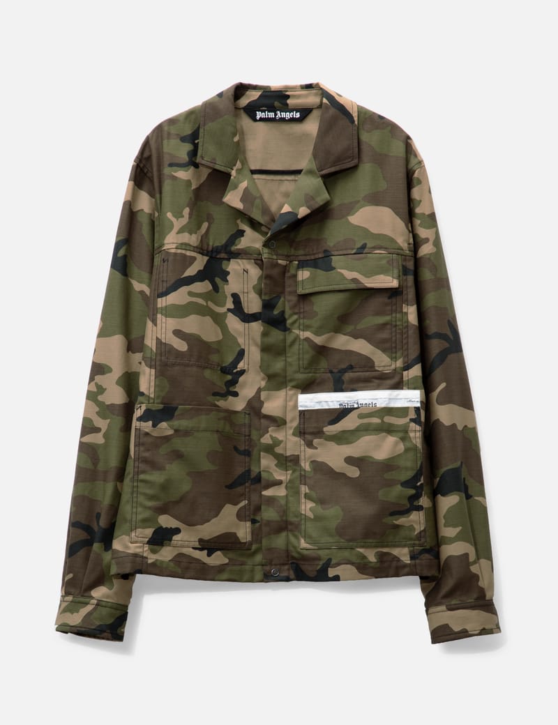 Mens camo hot sale jacket fashion