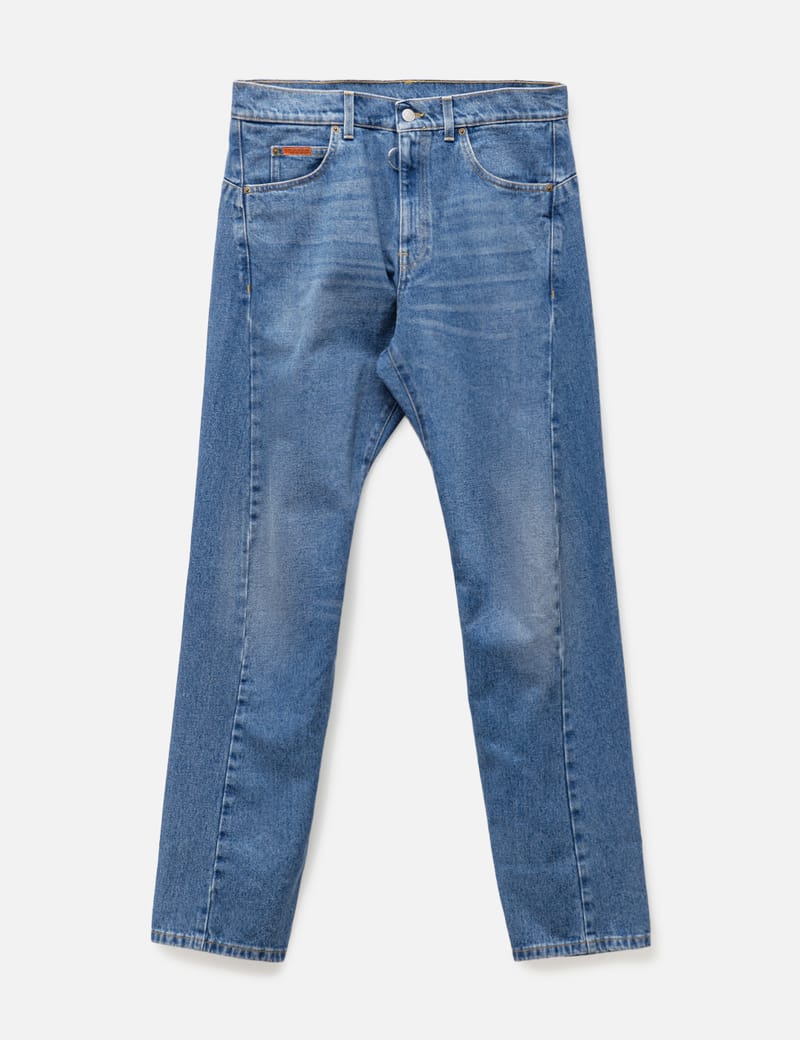 Martine Rose - TWIST SEAM JEANS | HBX - Globally Curated Fashion