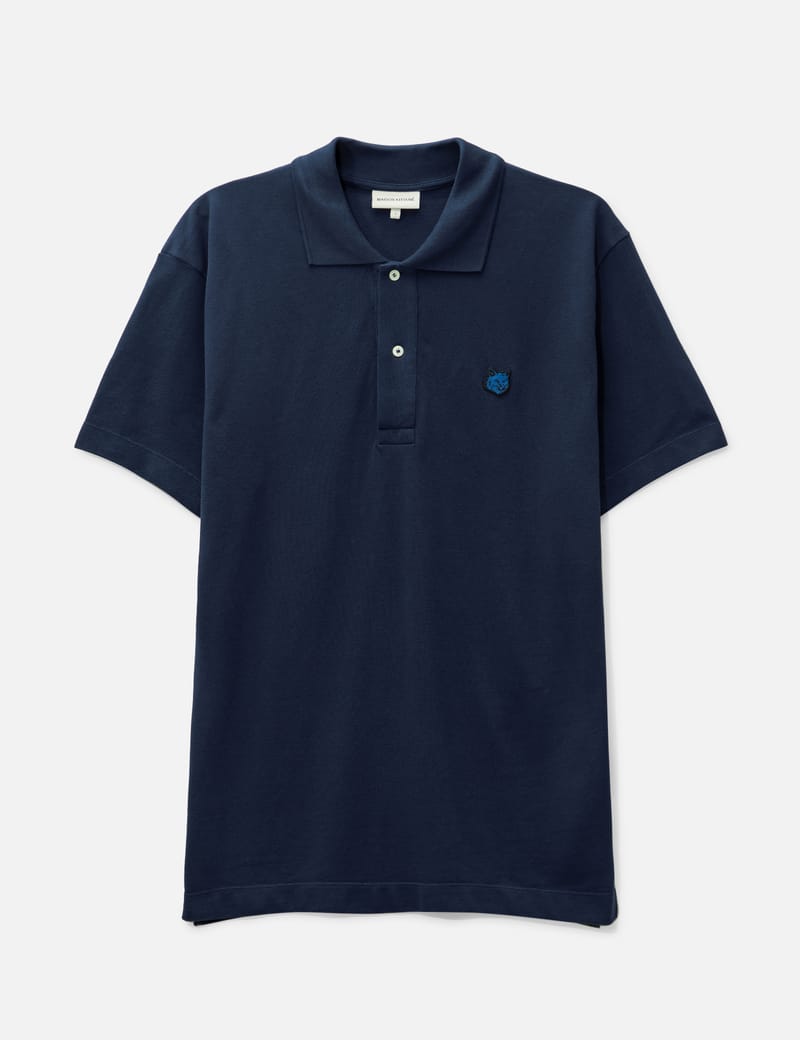 Maison Kitsuné - Bold Fox Head Patch Comfort Polo Shirt | HBX