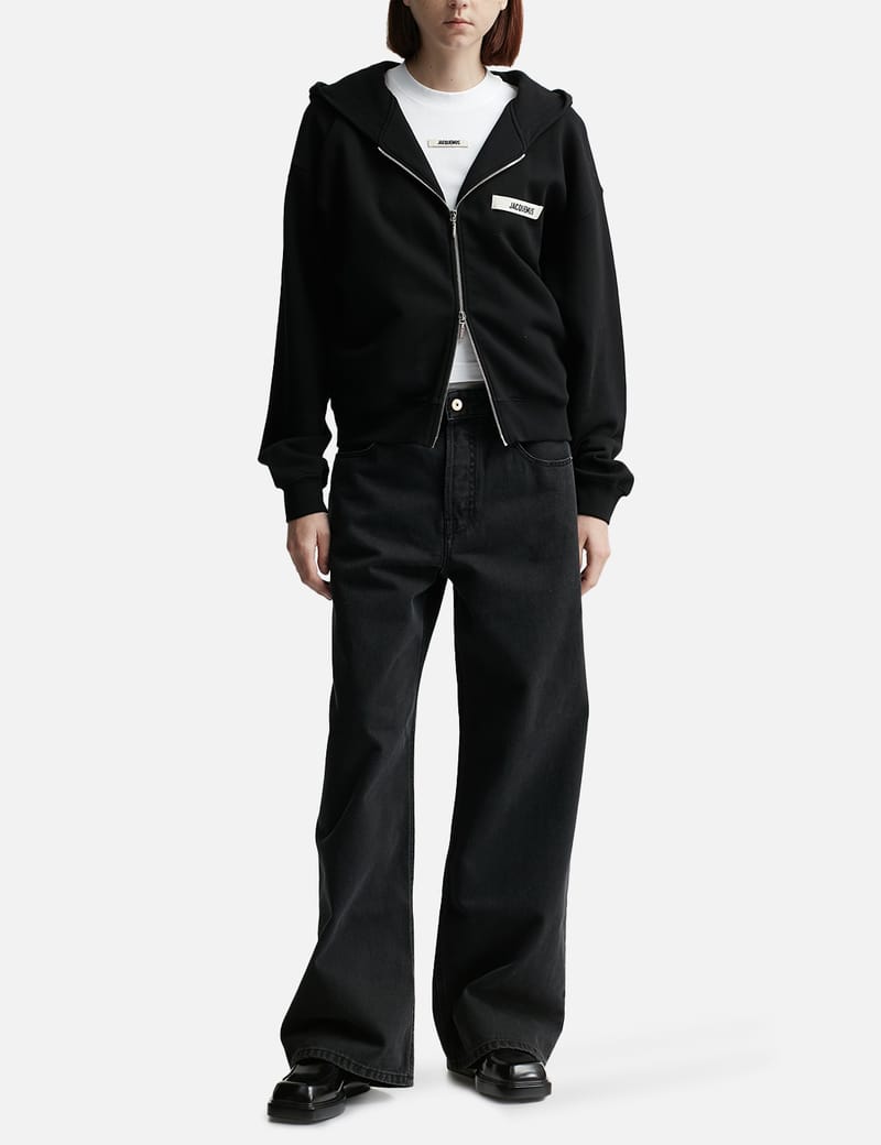 Jacquemus - LE HOODIE ZIP GROS GRAIN | HBX - Globally