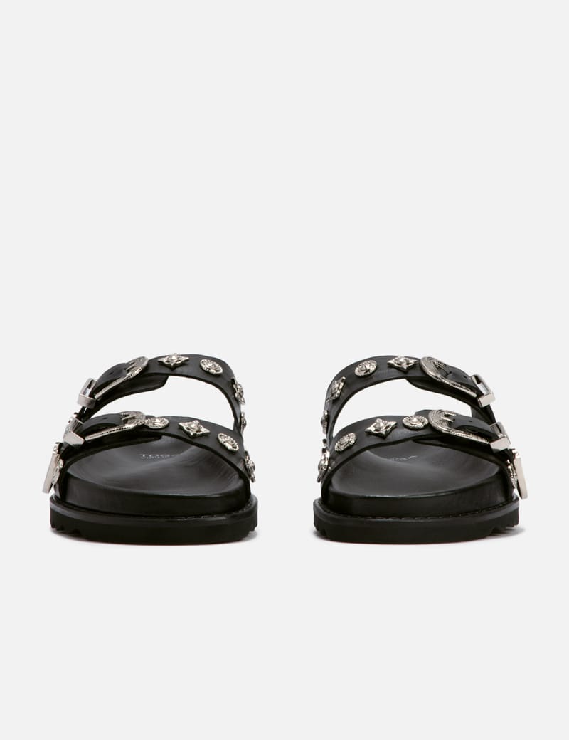 TOGA PULLA 黒バックル　プラットフォーム　サンダル Toga Pulla - Buckle Sandals | HBX