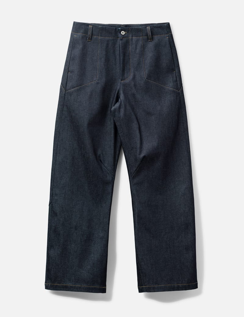 Seventh Denim 440 Workwear Jeans - Relaxed wide leg jeans in raw