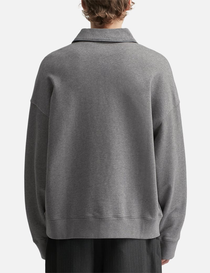 Maison Kitsuné Maison Kitsune Stamp Oversize Polo Sweashirt - 430g