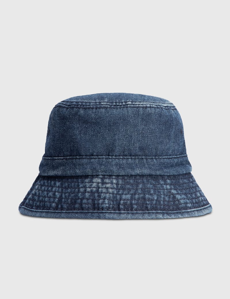 Palm Angels - Denim Bucket Hat | HBX - Globally Curated