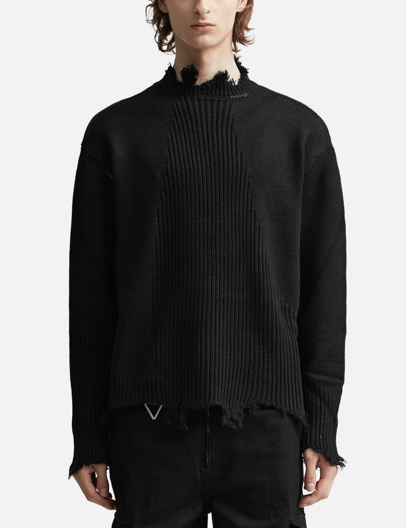 C2H4 - 002 - Arc Sculpture Knit Sweater | HBX - Globally Curated