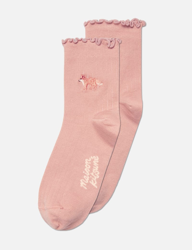 Maison Kitsuné - Fox Head Socks | HBX - Globally Curated