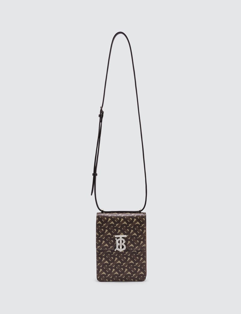 Burberry - Monogram Print E-canvas Robin Bag | HBX Burberry - Monogram Print E-canvas Robin Bag | HBX