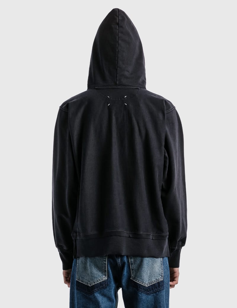 Maison Margiela - Weathered Hooded Sweatshirt | HBX