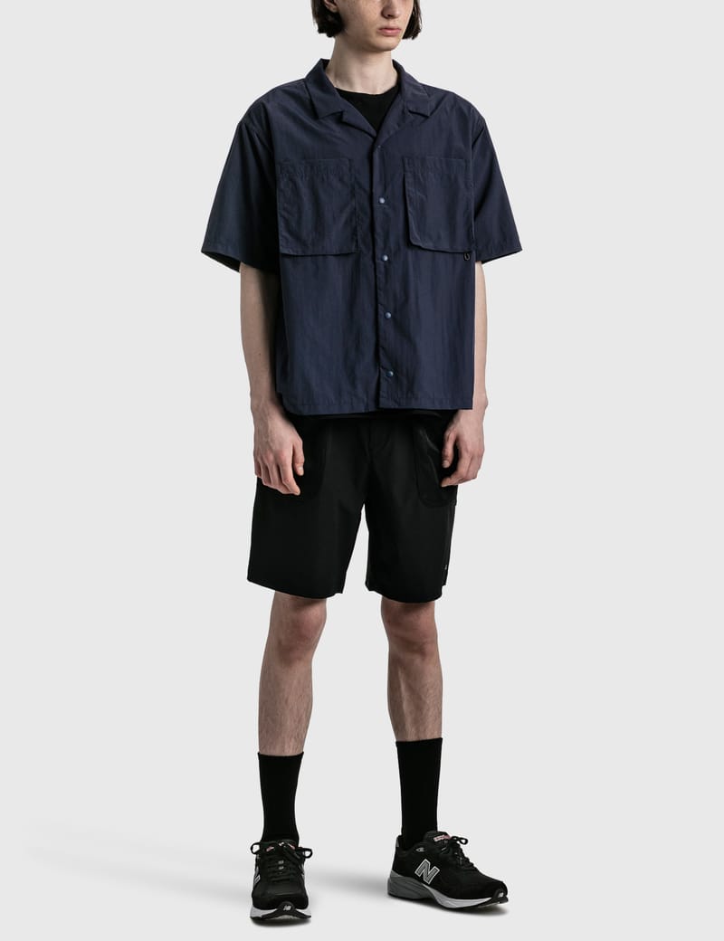WILD THINGS S/S SUPPLEX NYLON CAMP シャツXL WILD THINGS ワイルドシングス】SUPPLEX NYLON CAMP SHIRT サ