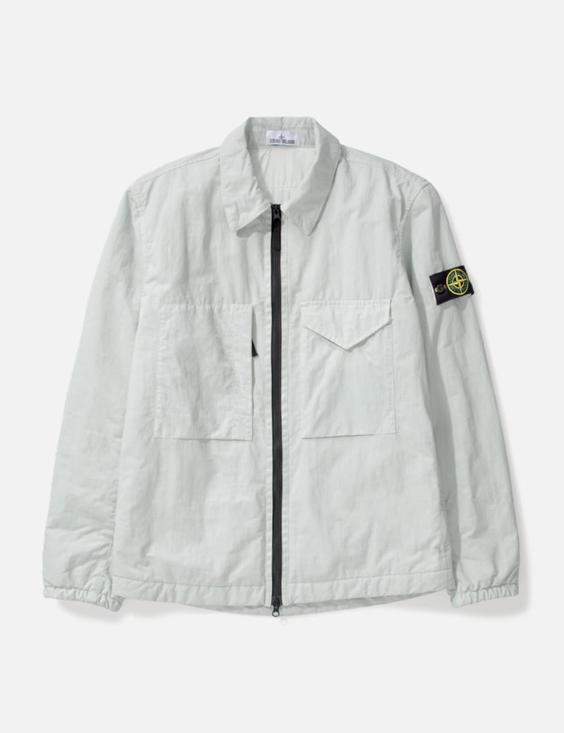 Stone island light cotton nylon best sale twill jacket