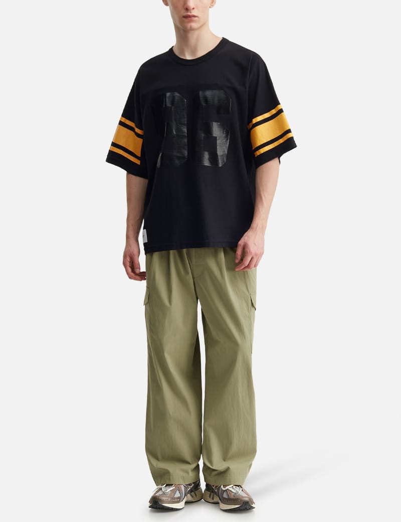 WTAPS QB / SS / COTTON - Relaxed cotton tee with graphic prints