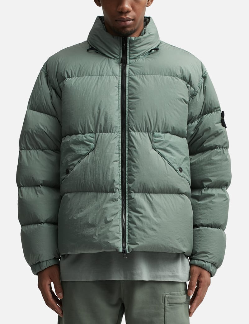 Stone island reps clearance nylon down jacket