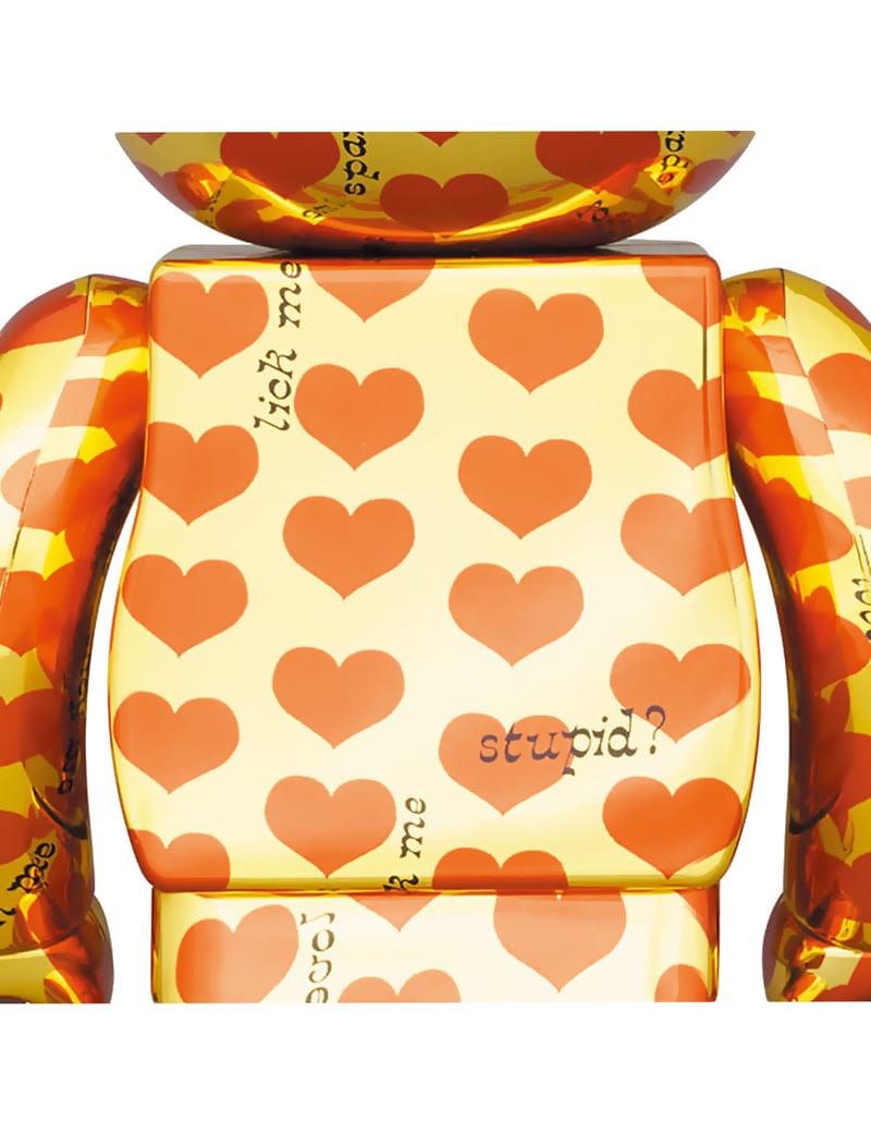 Medicom Toy - BE@RBRICK Gold Heart 100%400% | HBX - Globally