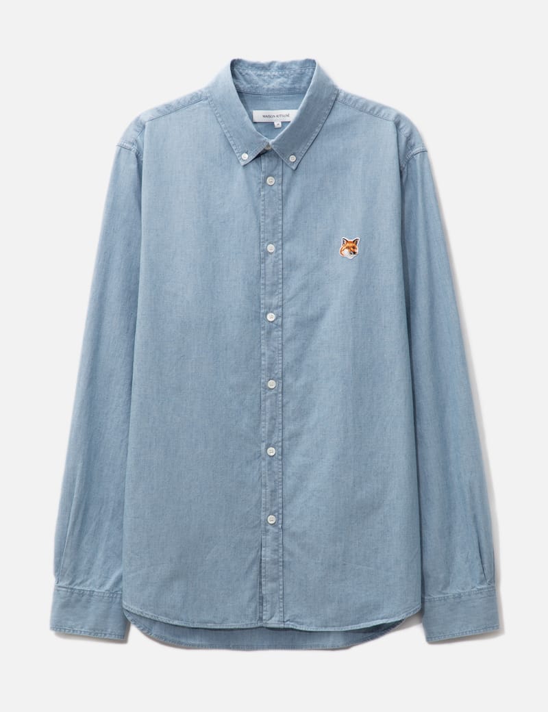 Maison Kitsuné - Button Down Classic Shirt | HBX - Globally