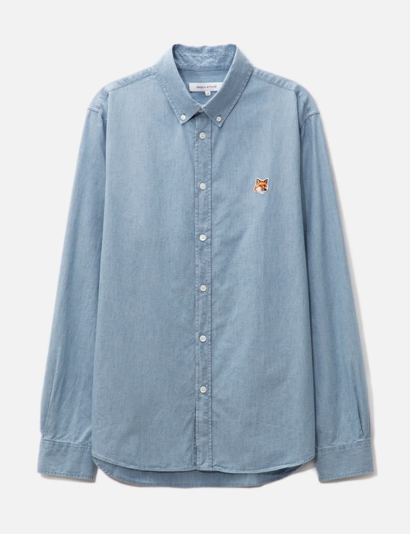 Maison Kitsuné - Button Down Classic Shirt | HBX - Globally Curated Fashion  and Lifestyle by Hypebeast