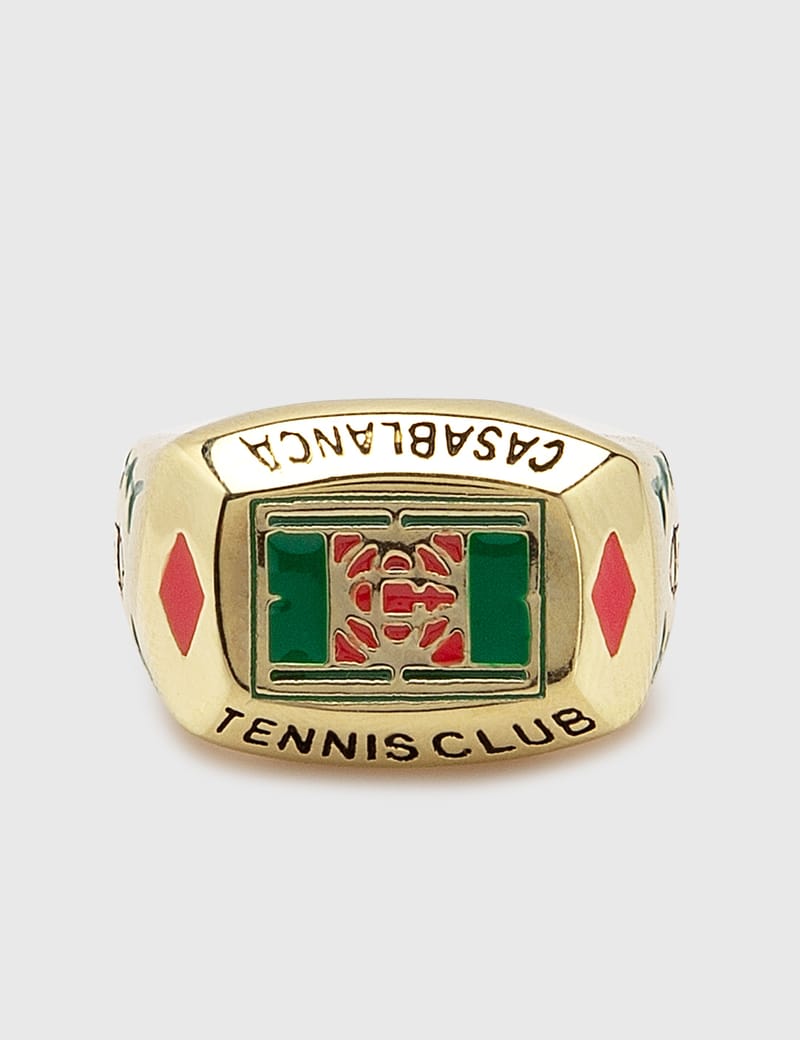 Casablanca - TENNIS CLUB RING | HBX - Globally Curated Fashion and