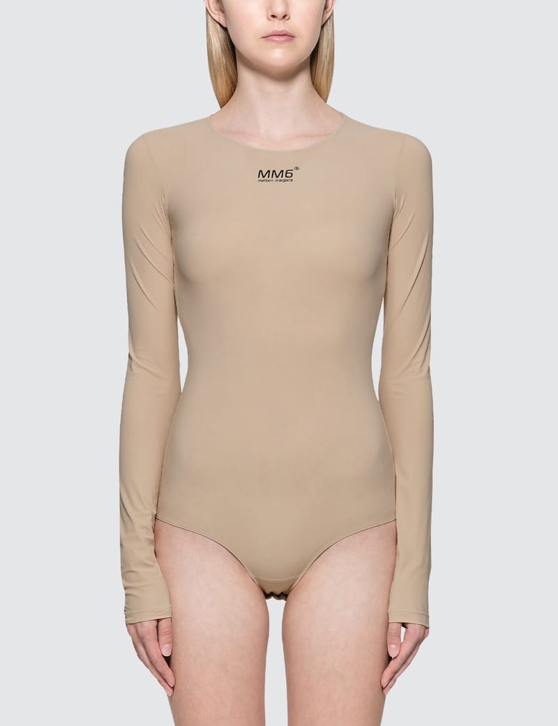 MM6 Maison Margiela - Underneath Lycra Jersey Bodysuit | HBX