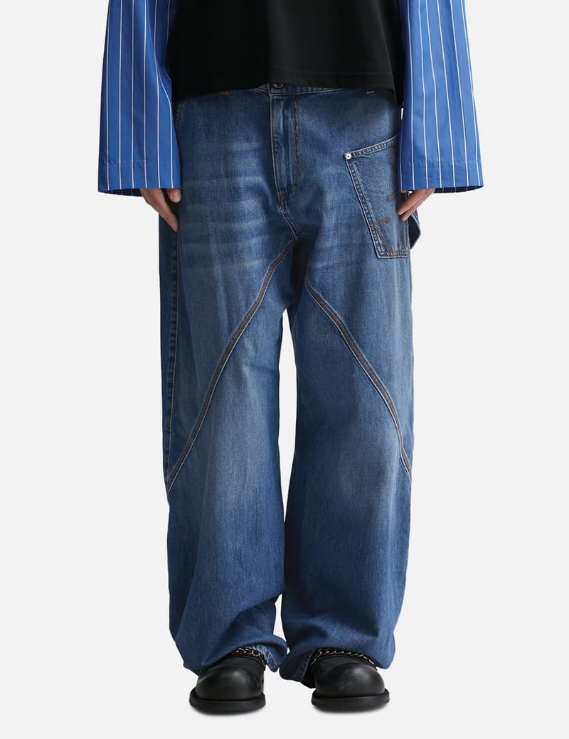 JW Anderson - TWISTED WORKWEAR JEANS | HBX - Globally JW Anderson - TWISTED WORKWEAR JEANS | HBX - Globally