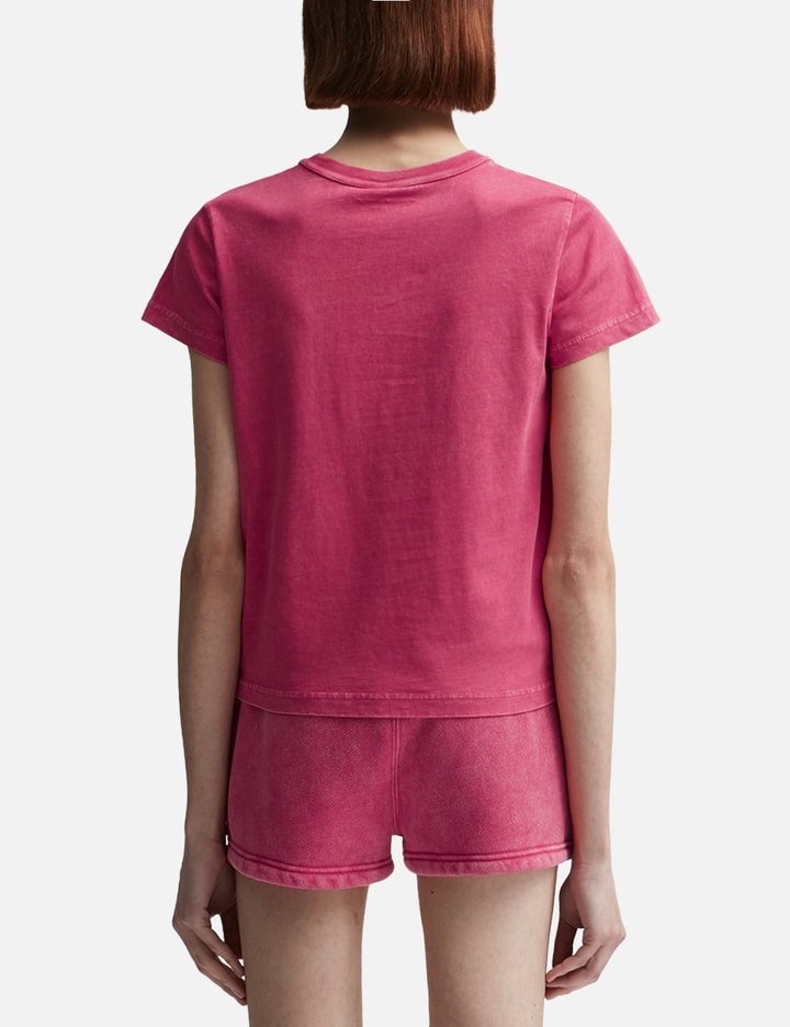 Puff Logo Shrunken Tee In Cotton Jersey