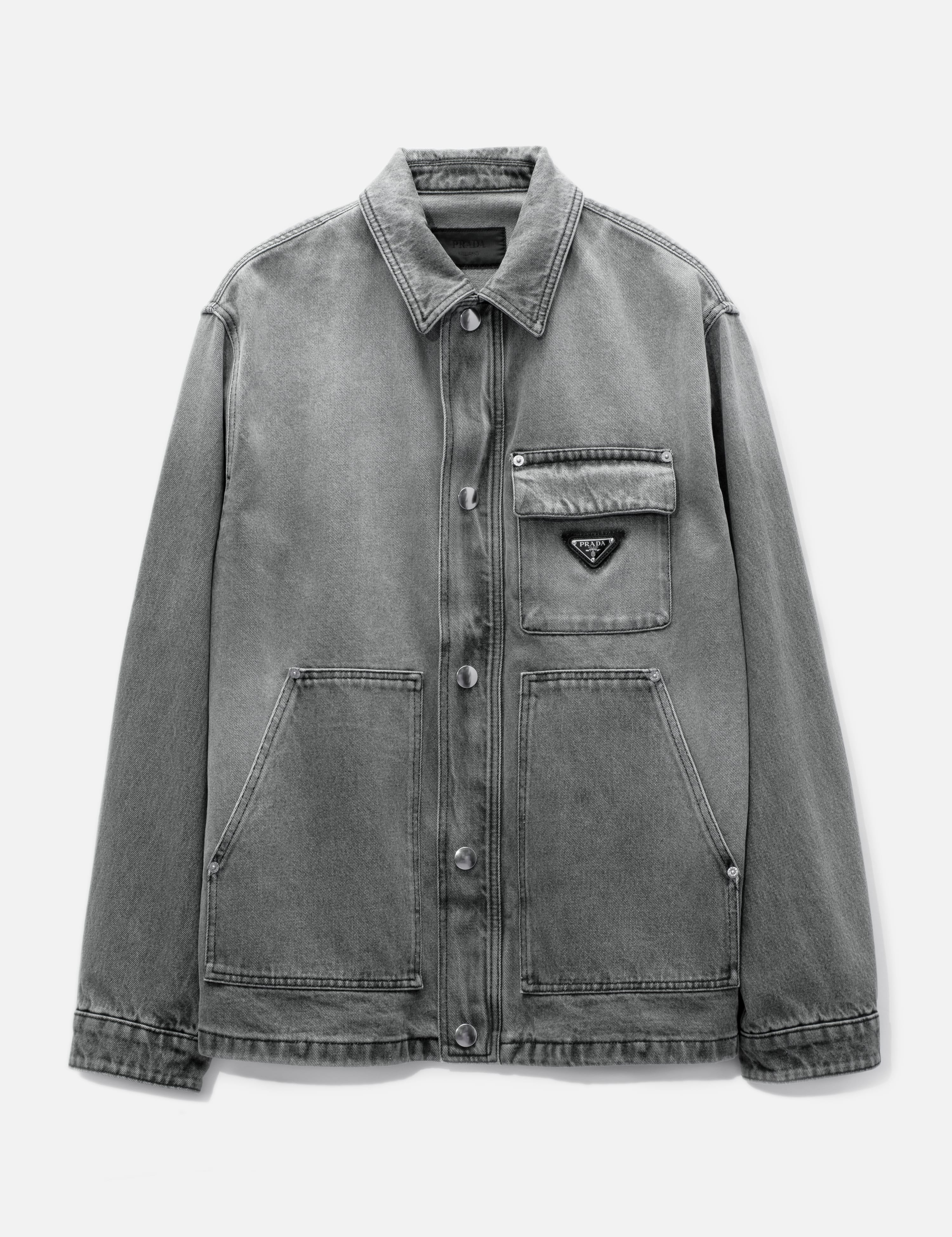 Prada - Denim Zip-Up Jacket | HBX - Globally Curated Fashion and