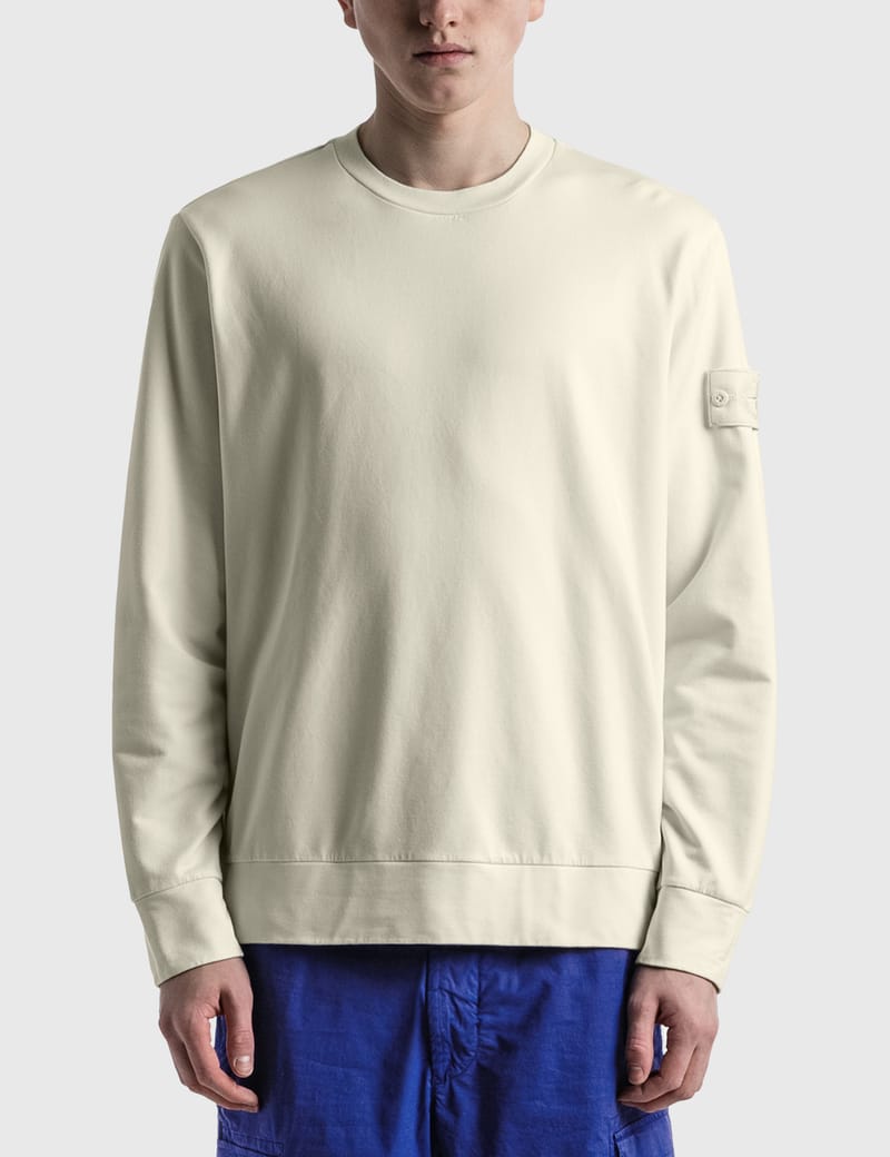 Stone island hotsell ghost jumper white