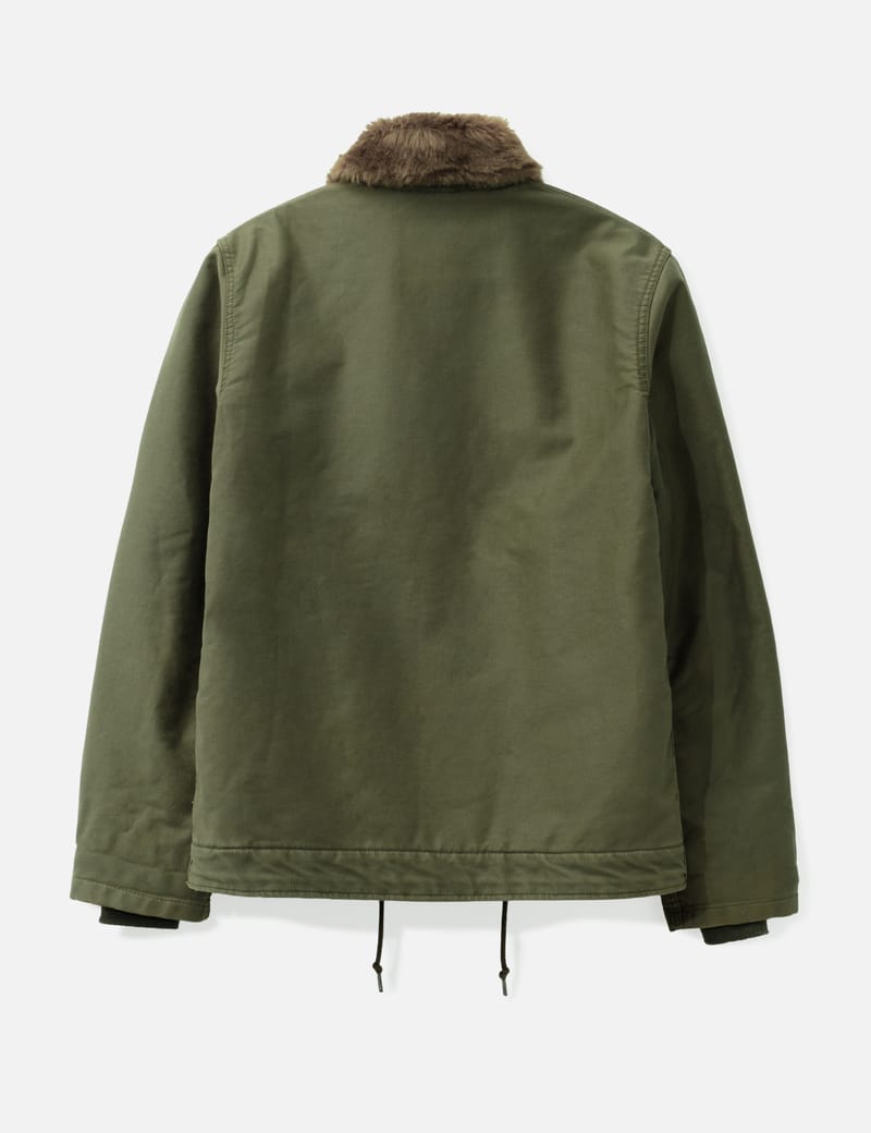 Alpha Industries N1 Deck Jacket - Vintage green deck jacket, faded