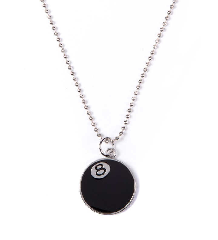 Stüssy - Silver 8-Ball Necklace | HBX Stüssy - Silver 8-Ball Necklace | HBX