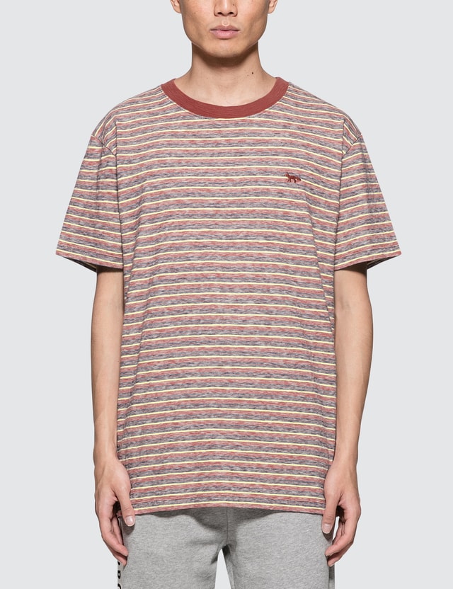 Maison Kitsune - Surf Stripes S/S T-shirt | HBX