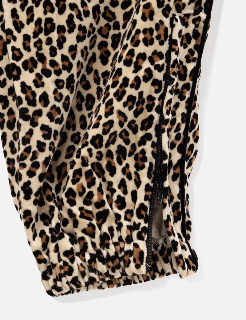 Wacko Maria - Leopard Velvet Track Pants | HBX - Globally Curated