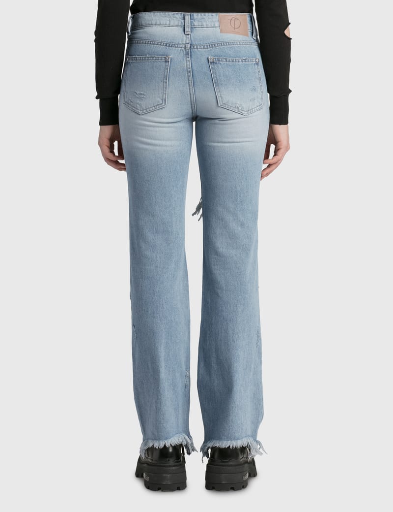 Open YY - Ripped Bootcut Jeans | HBX - Globally Curated