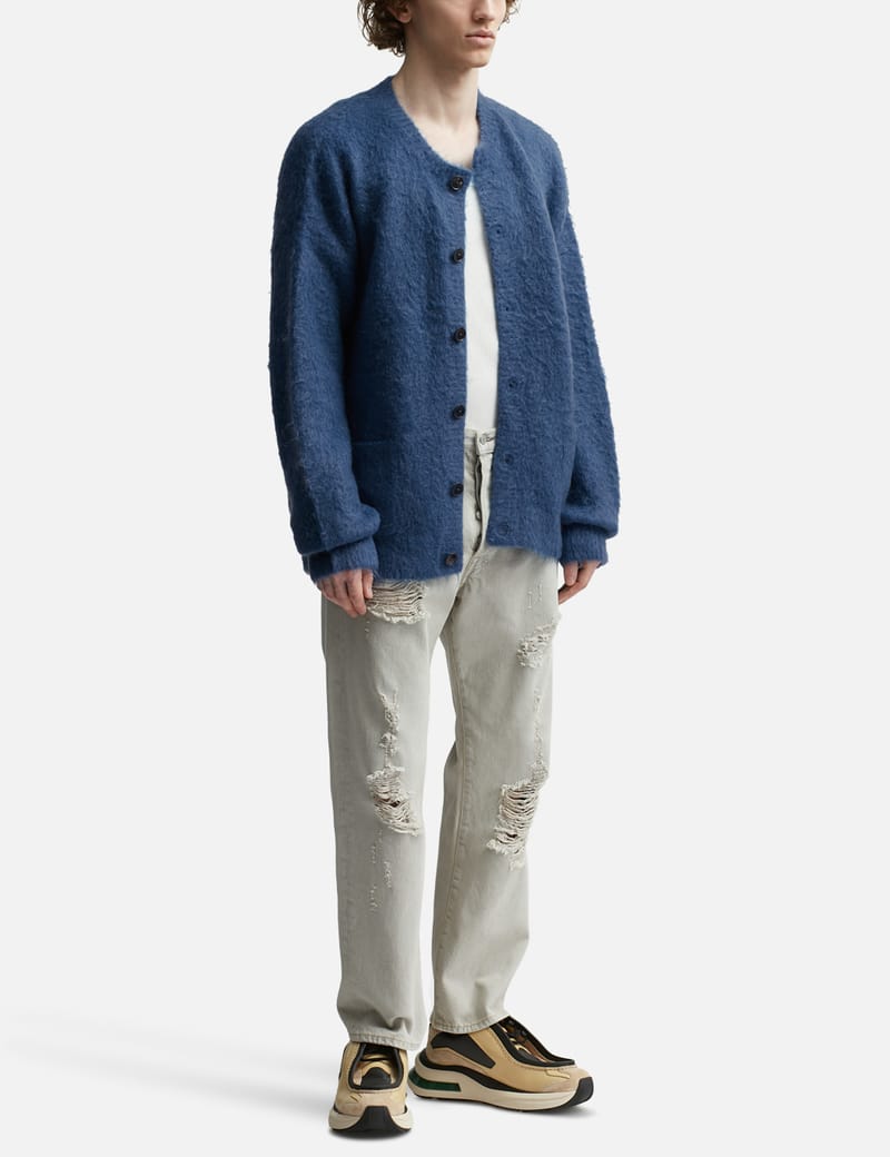 Acne Studios - WOOL MOHAIR CARDIGAN | HBX - Globally Curated 