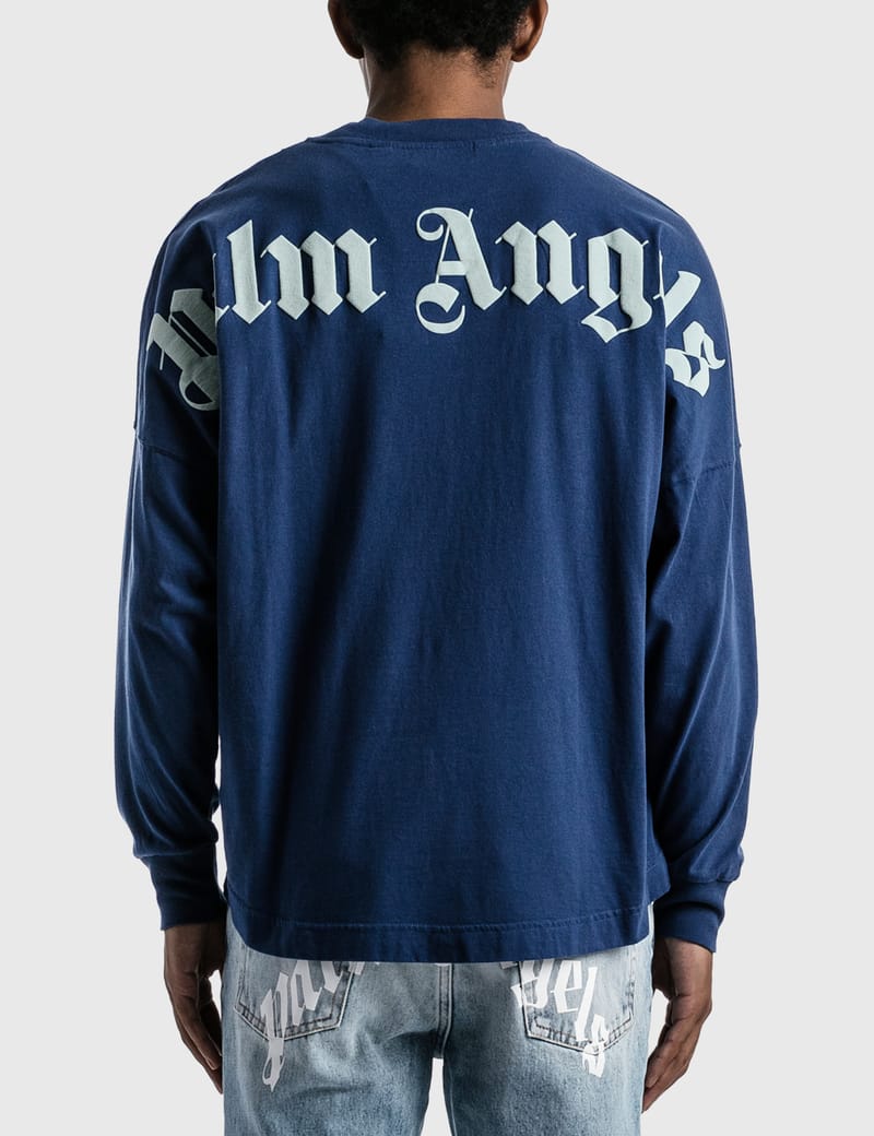 Palm Angels - Logo Oversized Long Sleeve T-shirt | HBX