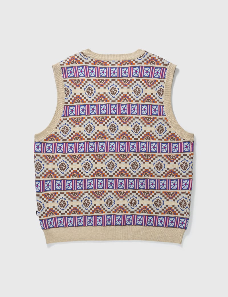 Stüssy - Giza Knit Vest | HBX - ハイプビースト(Hypebeast)が厳選 ...