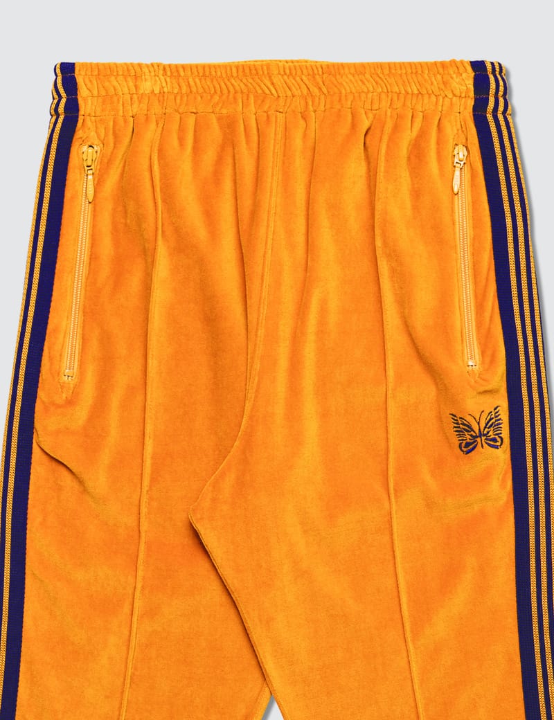 Needles - C/PE Velour Narrow Track Pants | HBX