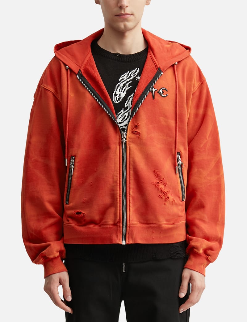 THUG CLUB - Gladiator Zip-Up Hoodie | HBX THUG CLUB - Gladiator Zip-Up Hoodie | HBX