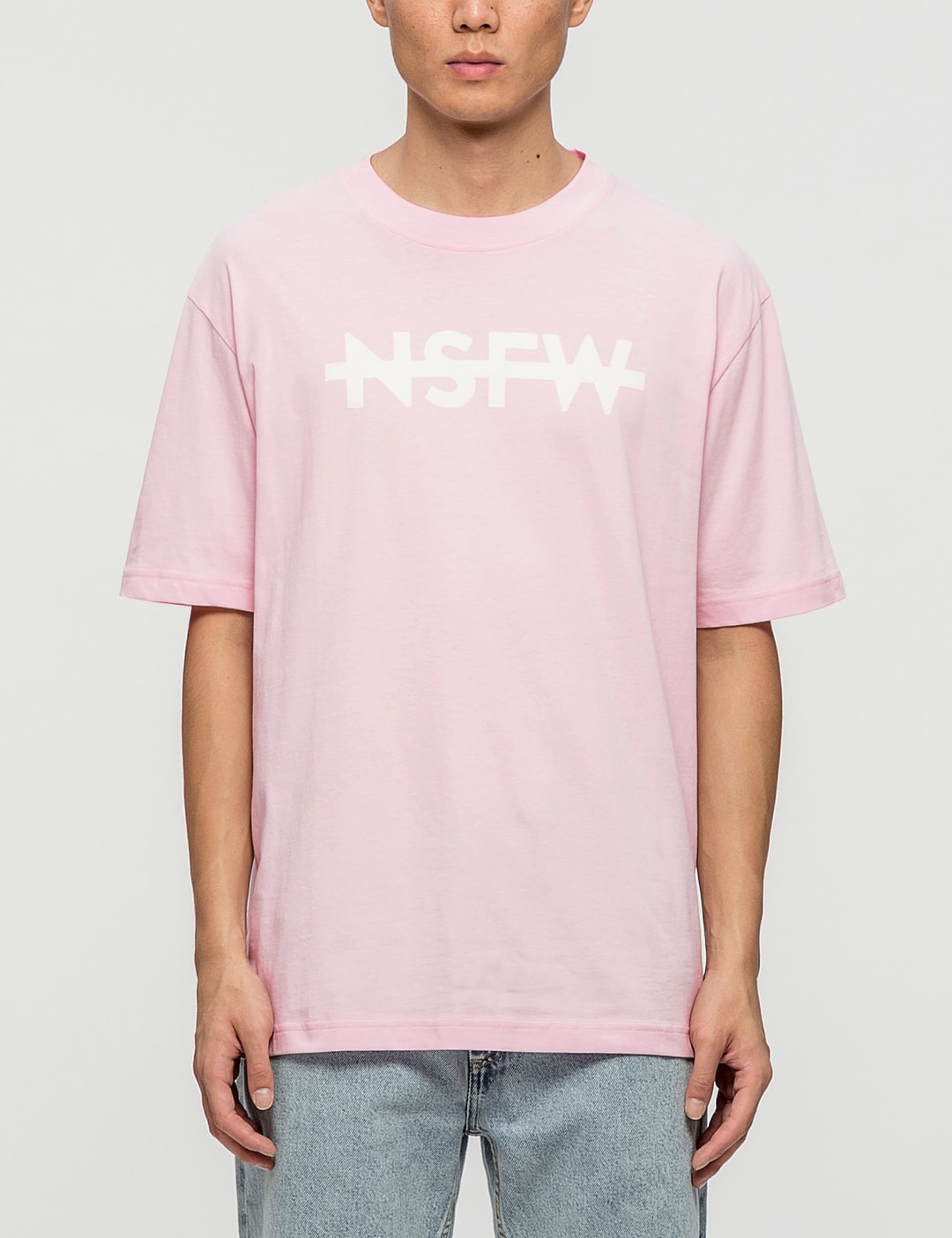 NSFW Clothing - Strikethrough T-Shirt | HBX - Globally Curated Fashion ...