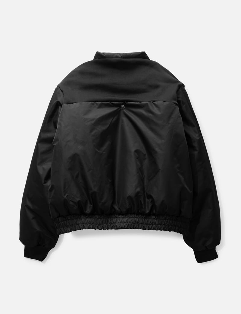 【関税込み】Spencer Badu ブラック アシンメトリー ジャケット Sacai アシンメトリー ジャケット | ブラック | FARFETCH JP