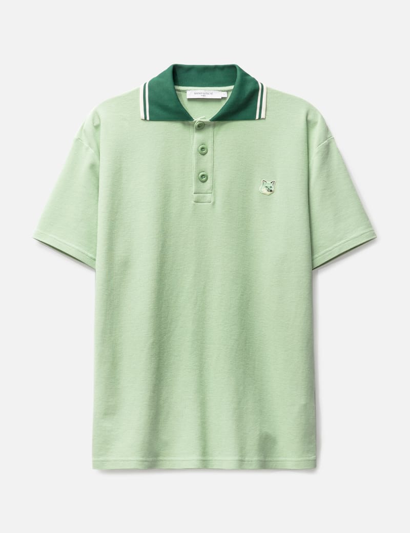 Maison Kitsuné - TONAL FOX HEAD PATCH POLO | HBX - Globally