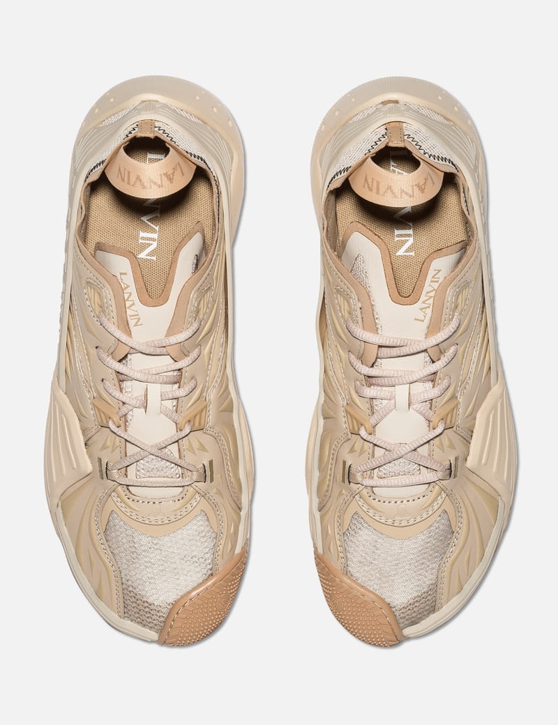 【関税込み】Lanvin ベージュ Flash-X スニーカー Lanvinのベージュ Flash-X スニーカーがセール中