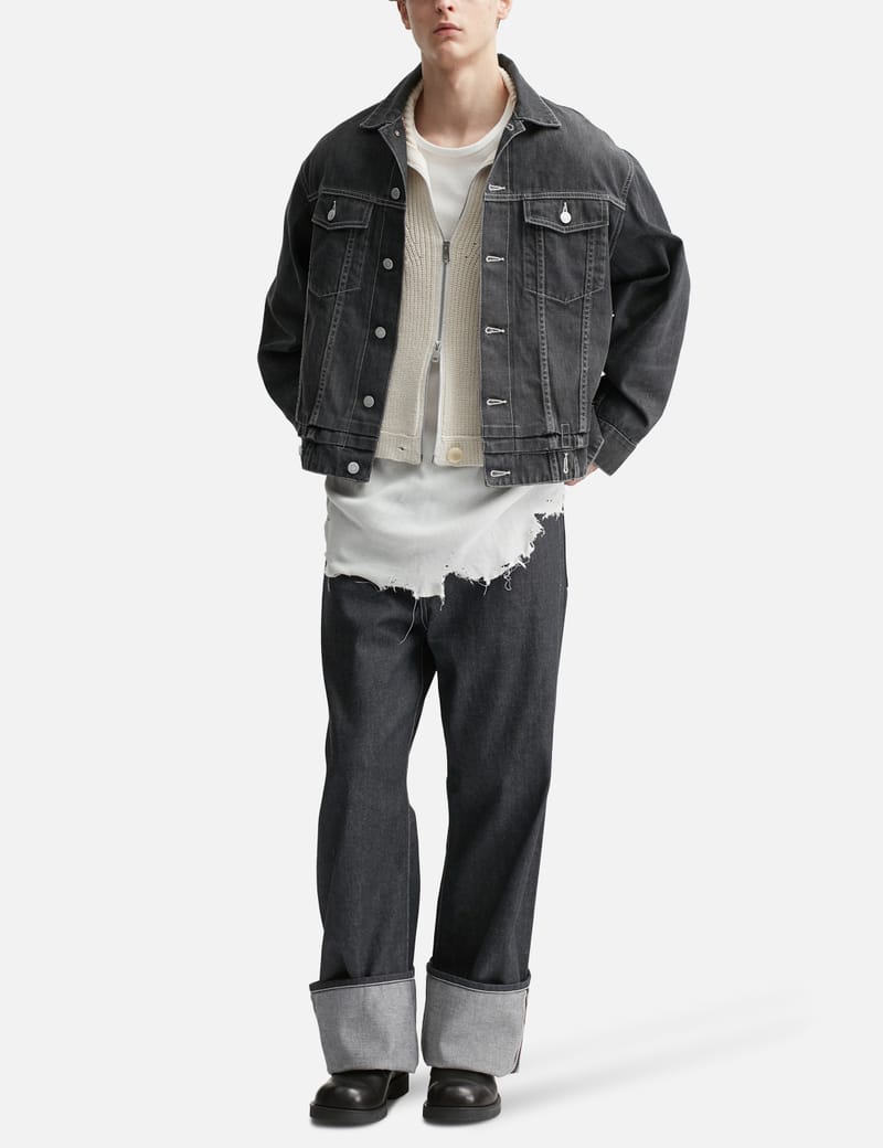 Beautiful People Double-End Selvedge Denim Blouson Vintage Beautiful People Double-End Selvedge Denim Blouson Vintage
