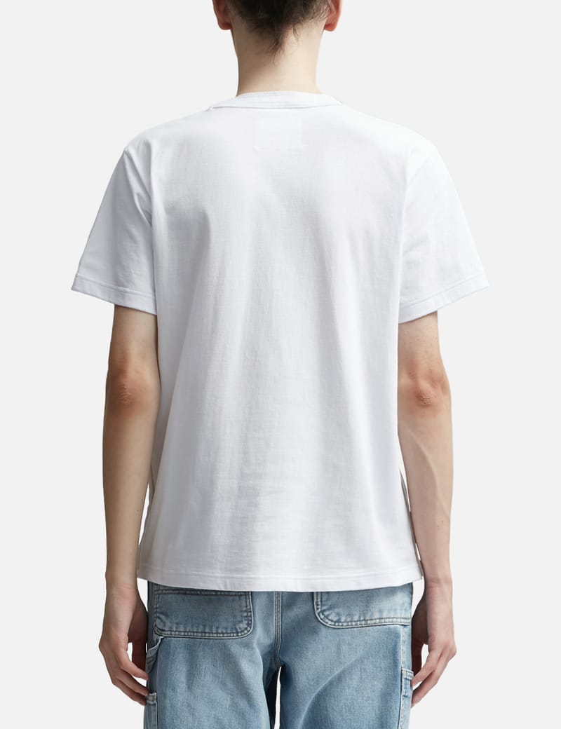 sacai Nylon Twill Mix Tシャツ2 美品| carhartt色はネイビー✖️カーキです