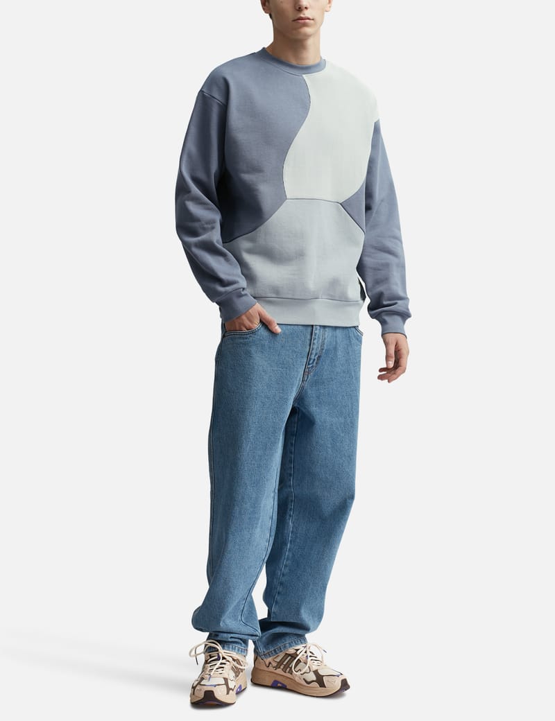 【DIME】 Volcanic Crewneck / Dusty Blue Volcanic Crewneck – Premier