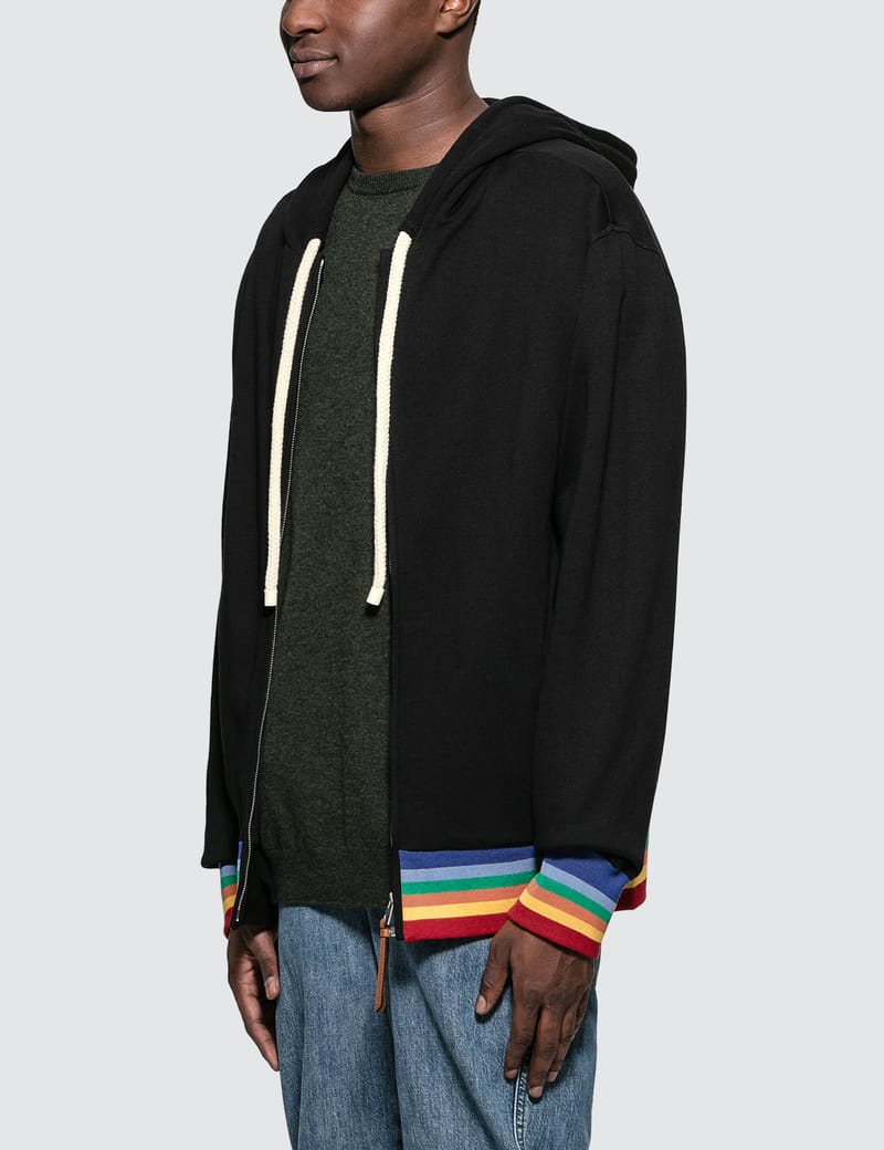 Loewe - Rainbow Rib Zip Hoodie | HBX - Globally Curated